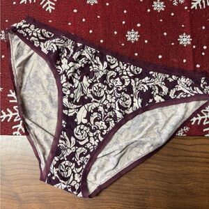 Jockey Purple and Cream Patterned Panties